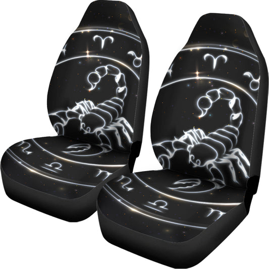 Astrology Scorpio Sign Print Universal Fit Car Seat Covers