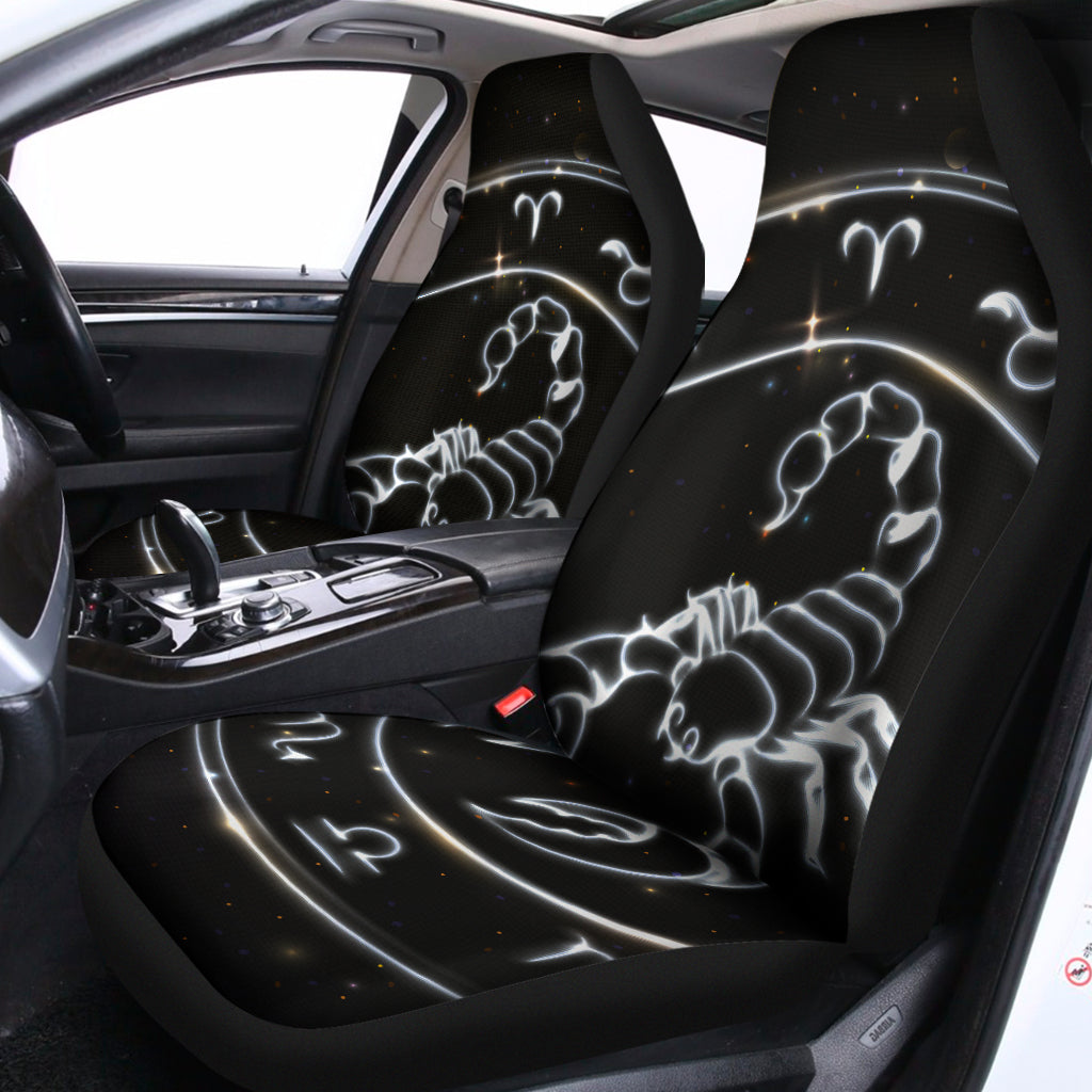 Astrology Scorpio Sign Print Universal Fit Car Seat Covers