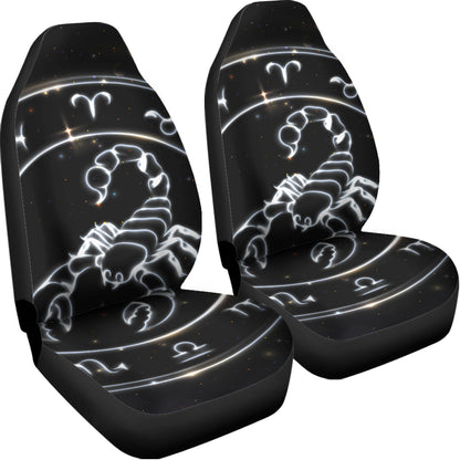 Astrology Scorpio Sign Print Universal Fit Car Seat Covers