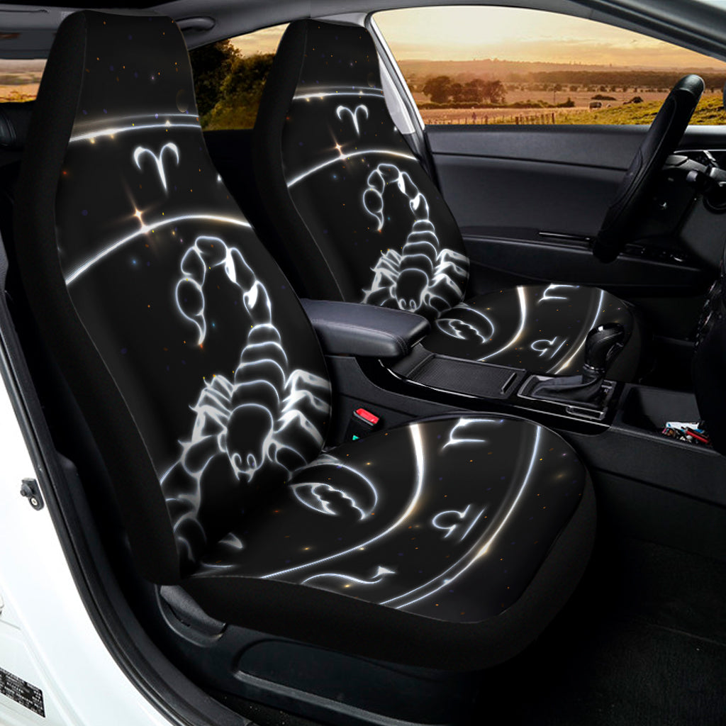 Astrology Scorpio Sign Print Universal Fit Car Seat Covers