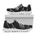 Astrology Scorpio Sign Print White Sneakers