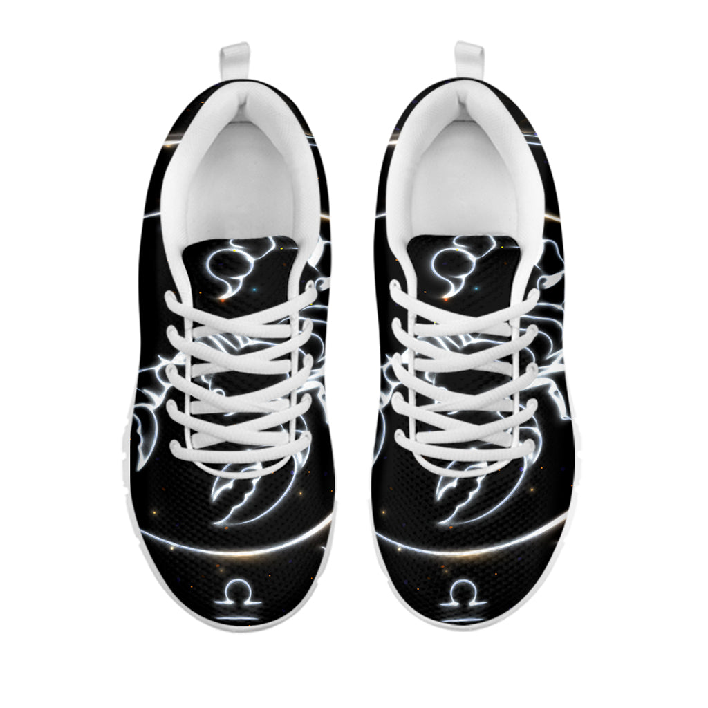 Astrology Scorpio Sign Print White Sneakers