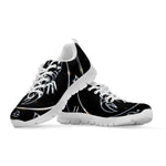 Astrology Scorpio Sign Print White Sneakers