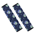 Astronaut Alien Cat Print Car Seat Belt Covers