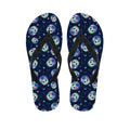 Astronaut Alien Cat Print Flip Flops