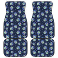 Astronaut Alien Cat Print Front and Back Car Floor Mats