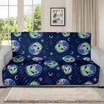 Astronaut Alien Cat Print Futon Protector