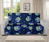 Astronaut Alien Cat Print Futon Protector