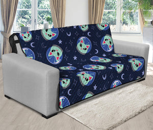 Astronaut Alien Cat Print Futon Protector