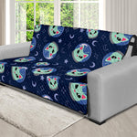 Astronaut Alien Cat Print Futon Protector