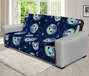 Astronaut Alien Cat Print Futon Protector