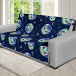 Astronaut Alien Cat Print Futon Protector