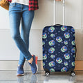 Astronaut Alien Cat Print Luggage Cover