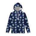 Astronaut Alien Cat Print Pullover Hoodie
