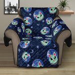 Astronaut Alien Cat Print Recliner Protector