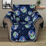 Astronaut Alien Cat Print Recliner Protector