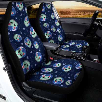 Astronaut Alien Cat Print Universal Fit Car Seat Covers