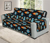 Astronaut And Space Pixel Pattern Print Oversized Sofa Protector