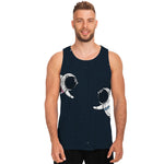 Astronaut Couple In Space Print Men's Tank Top