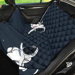 Astronaut Couple In Space Print Pet Car Back Seat Cover