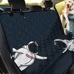 Astronaut Couple In Space Print Pet Car Back Seat Cover