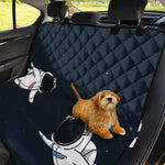 Astronaut Couple In Space Print Pet Car Back Seat Cover