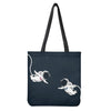 Astronaut Couple In Space Print Tote Bag