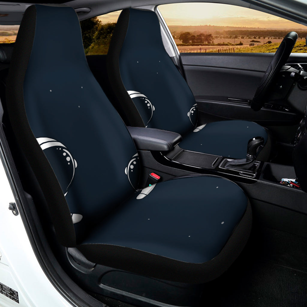 Astronaut Couple In Space Print Universal Fit Car Seat Covers