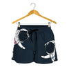 Astronaut Couple In Space Print Women's Shorts