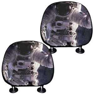 Astronaut Floating In Outer Space Print Car Headrest Covers