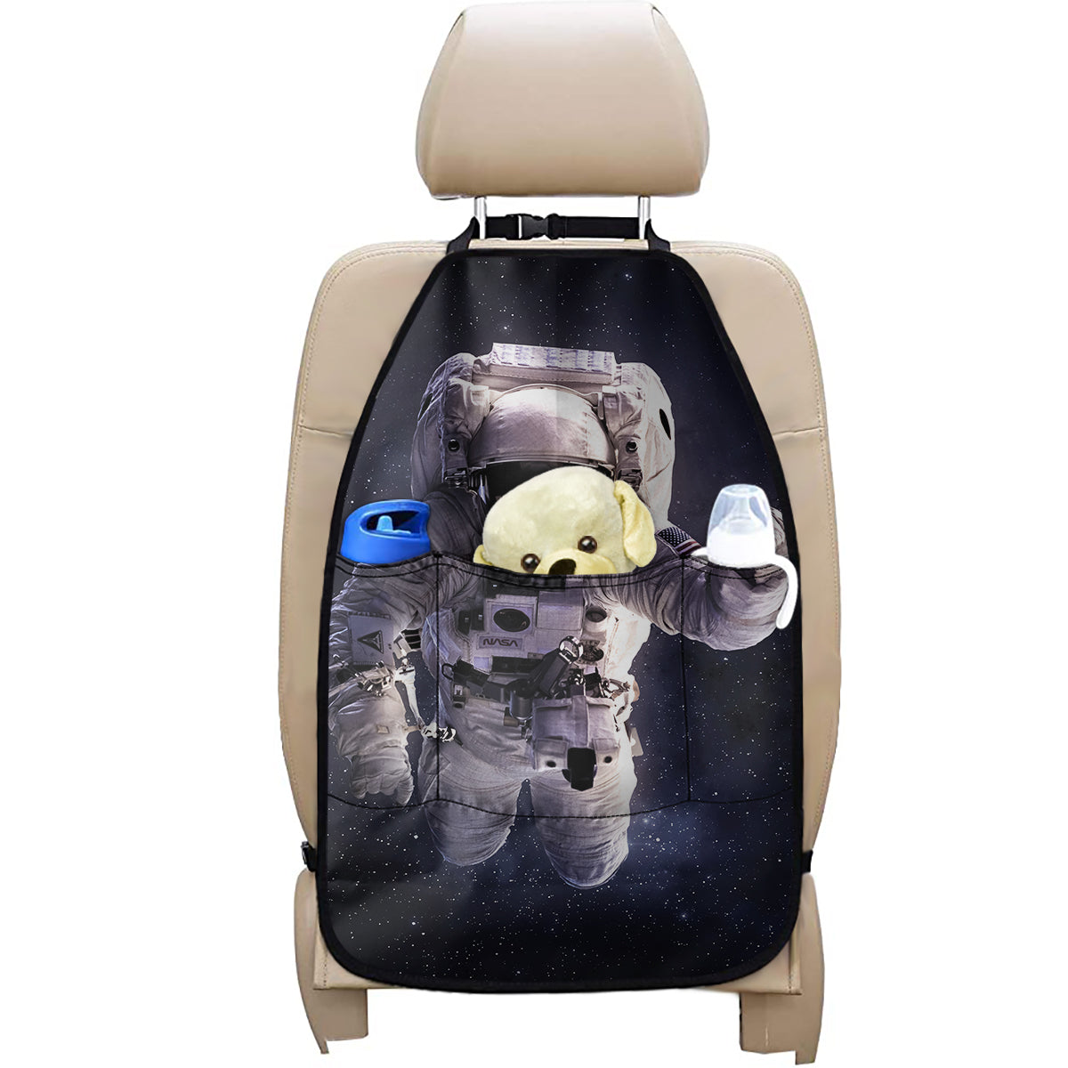 Astronaut Floating In Outer Space Print Car Seat Organizers