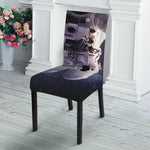 Astronaut Floating In Outer Space Print Dining Chair Slipcover