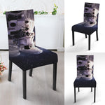 Astronaut Floating In Outer Space Print Dining Chair Slipcover