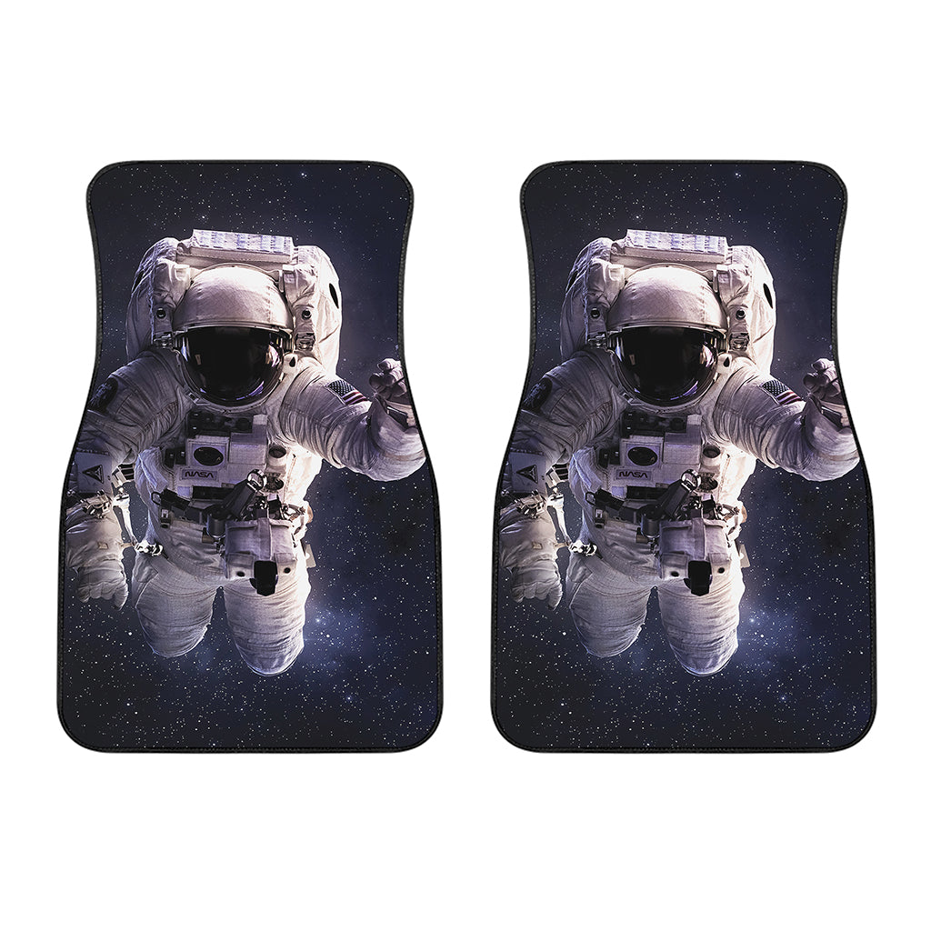 Astronaut Floating In Outer Space Print Front Car Floor Mats