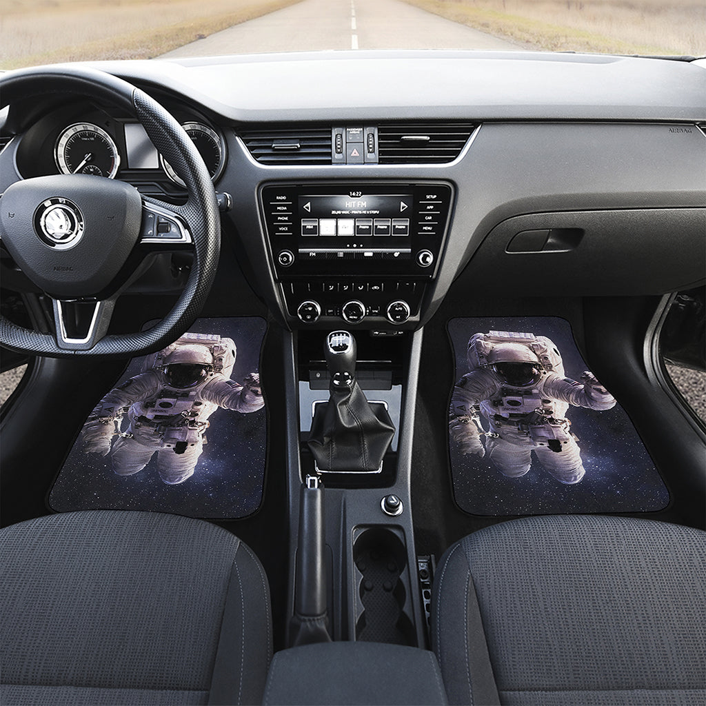Astronaut Floating In Outer Space Print Front Car Floor Mats