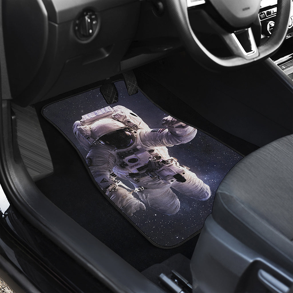 Astronaut Floating In Outer Space Print Front Car Floor Mats