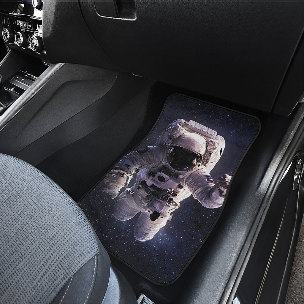 Astronaut Floating In Outer Space Print Front Car Floor Mats