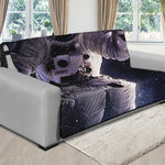 Astronaut Floating In Outer Space Print Futon Protector