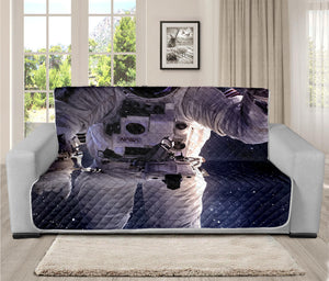 Astronaut Floating In Outer Space Print Futon Protector