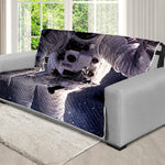 Astronaut Floating In Outer Space Print Futon Protector