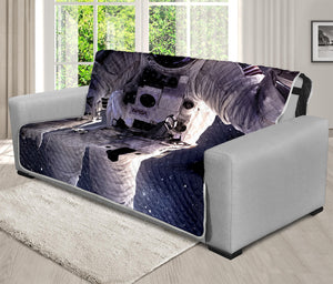 Astronaut Floating In Outer Space Print Futon Protector