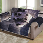 Astronaut Floating In Outer Space Print Loveseat Protector