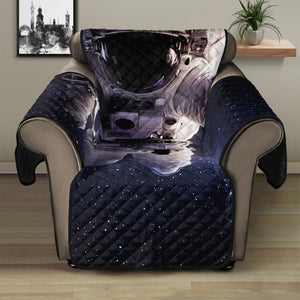 Astronaut Floating In Outer Space Print Recliner Protector