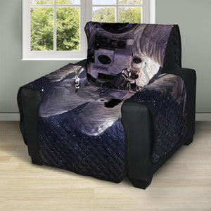 Astronaut Floating In Outer Space Print Recliner Protector