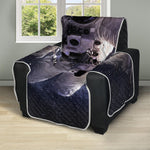 Astronaut Floating In Outer Space Print Recliner Protector