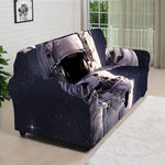 Astronaut Floating In Outer Space Print Sofa Cover