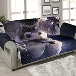 Astronaut Floating In Outer Space Print Sofa Protector