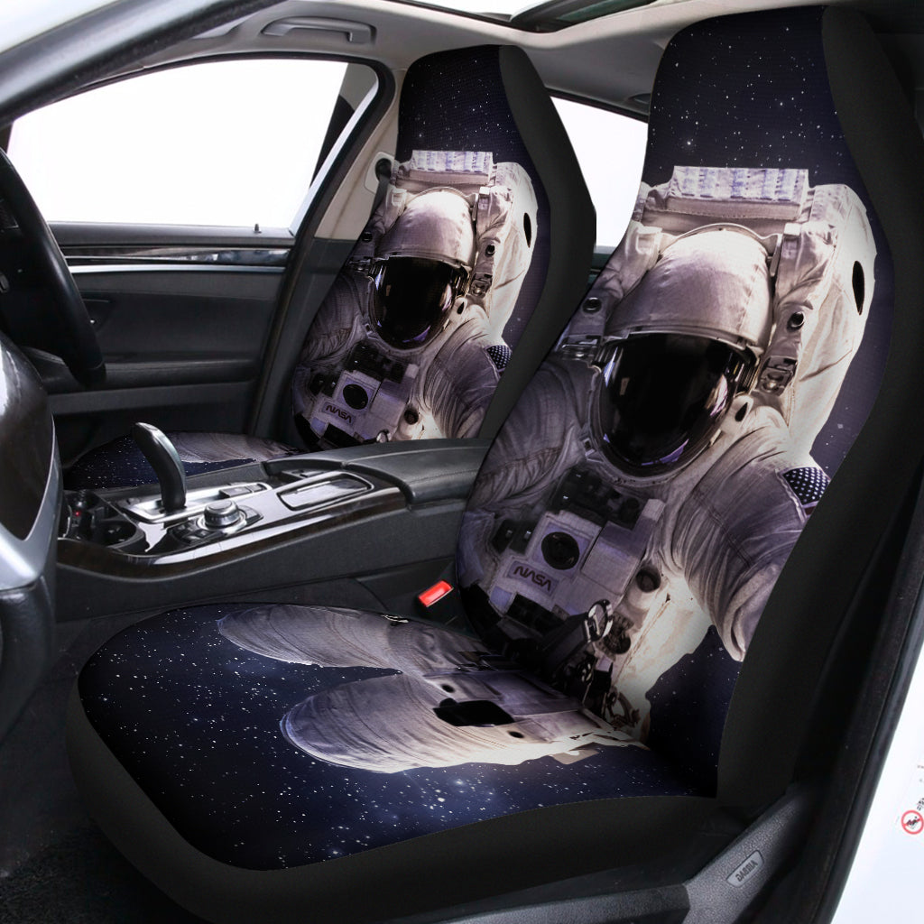 Astronaut Floating In Outer Space Print Universal Fit Car Seat Covers