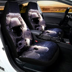 Astronaut Floating In Outer Space Print Universal Fit Car Seat Covers