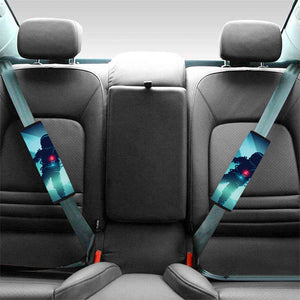 Astronaut Floating Through Space Print Car Seat Belt Covers